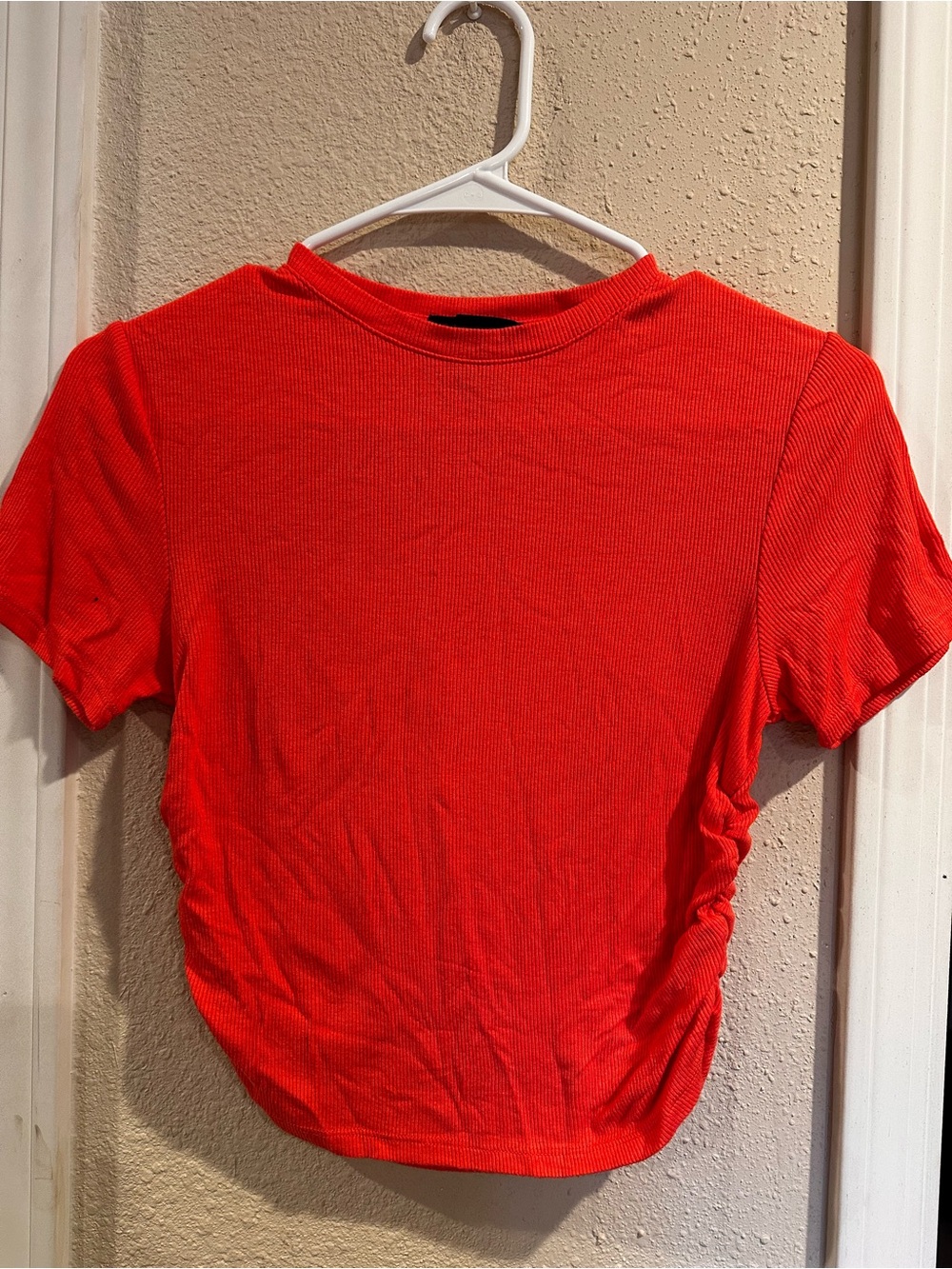 Streetwear Society Ribbed Crop Tee Size Medium 0398